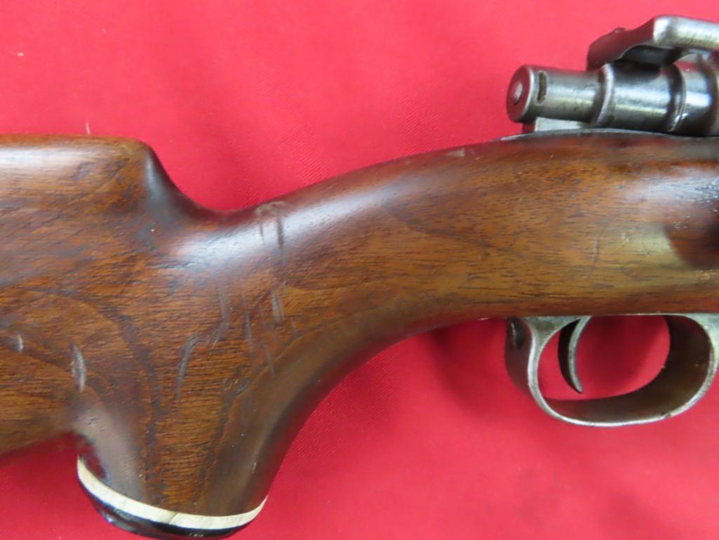 Mauser 98? 30-06 Springfield bolt action rifle, matching numbers, sporteriz