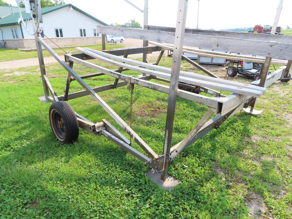 3000lb Aluminum boat lift with 22' canopy