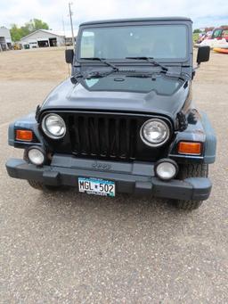1998 Jeep Wrangler Sport 4x4, 5spd 4 Liter, removable hard top, in the last
