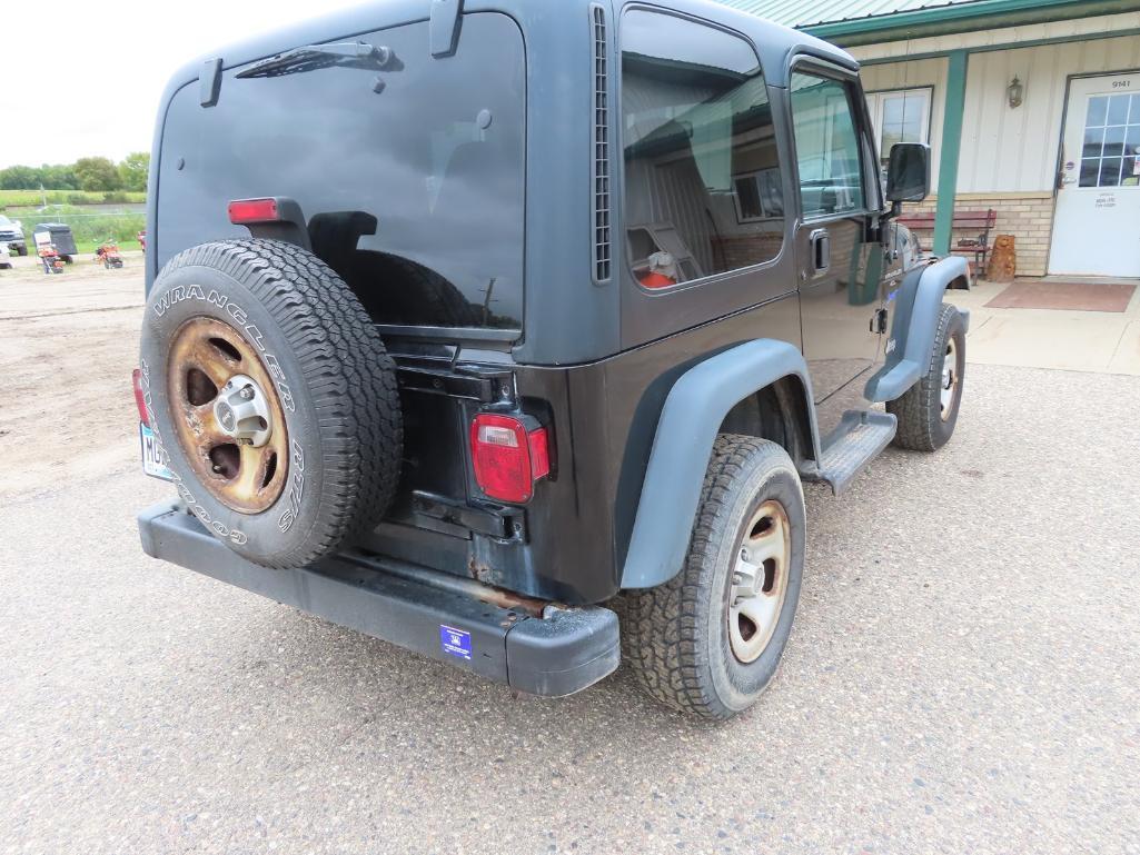 1998 Jeep Wrangler Sport 4x4, 5spd 4 Liter, removable hard top, in the last