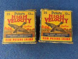 49rds Peters High Velocity 12ga in Collectible boxes