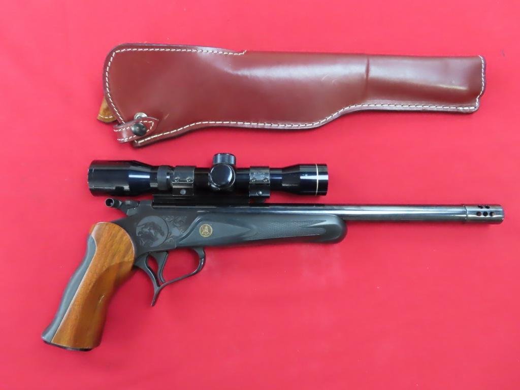 Thompson Contender Super 14 .223 single shot with scope & custom holster, t