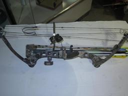 Martin magnum, Bow w/quiver, & arrows, tag#7492