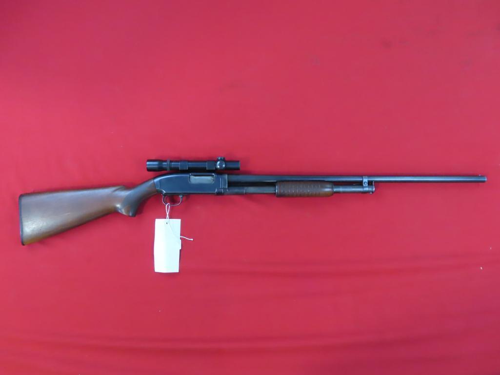 Winchester 12 16ga pump shotgun, Weaver scope,~3068