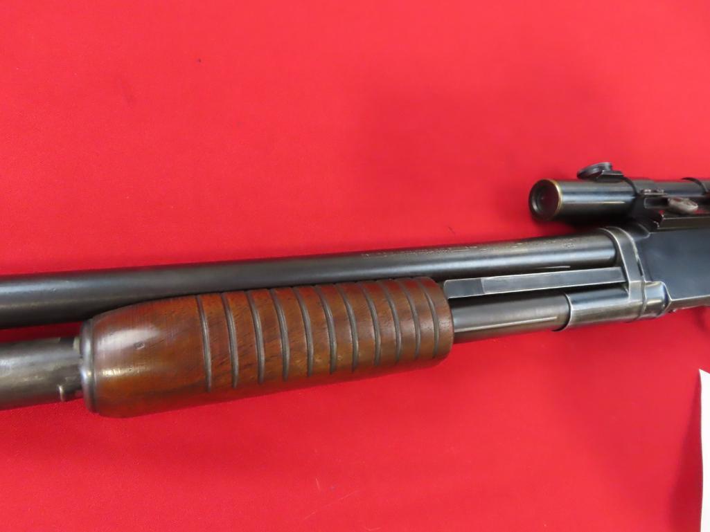 Winchester 12 16ga pump shotgun, Weaver scope,~3068