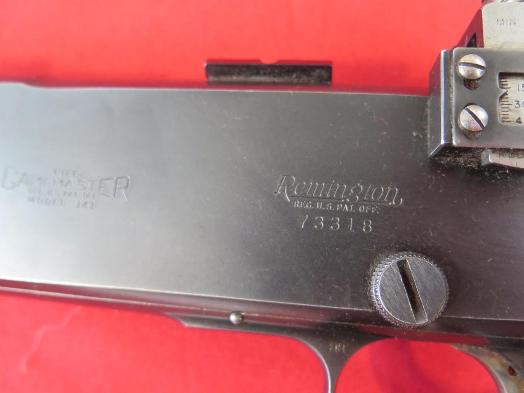 Remington Gamemaster 141 35 Rem Pump Rifle,with peep site~3169