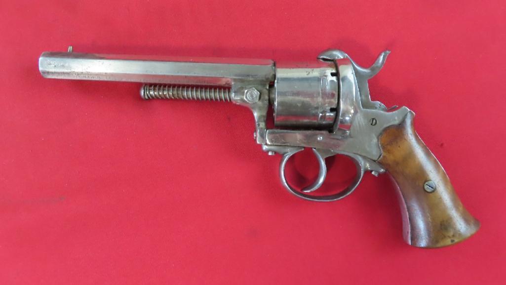 Belgian Pinfire Revolver 9mm Revolver~6838