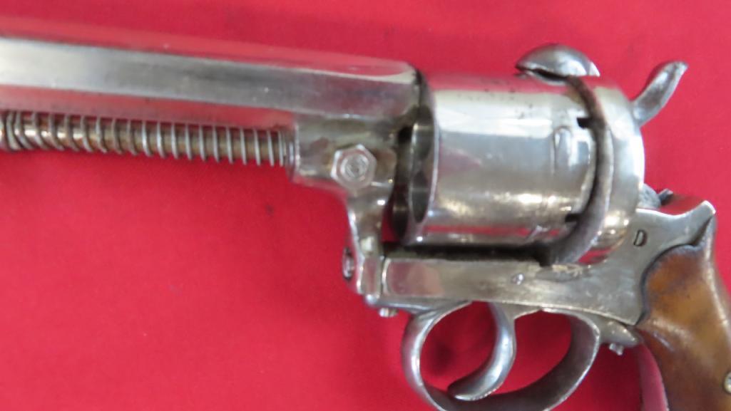 Belgian Pinfire Revolver 9mm Revolver~6838