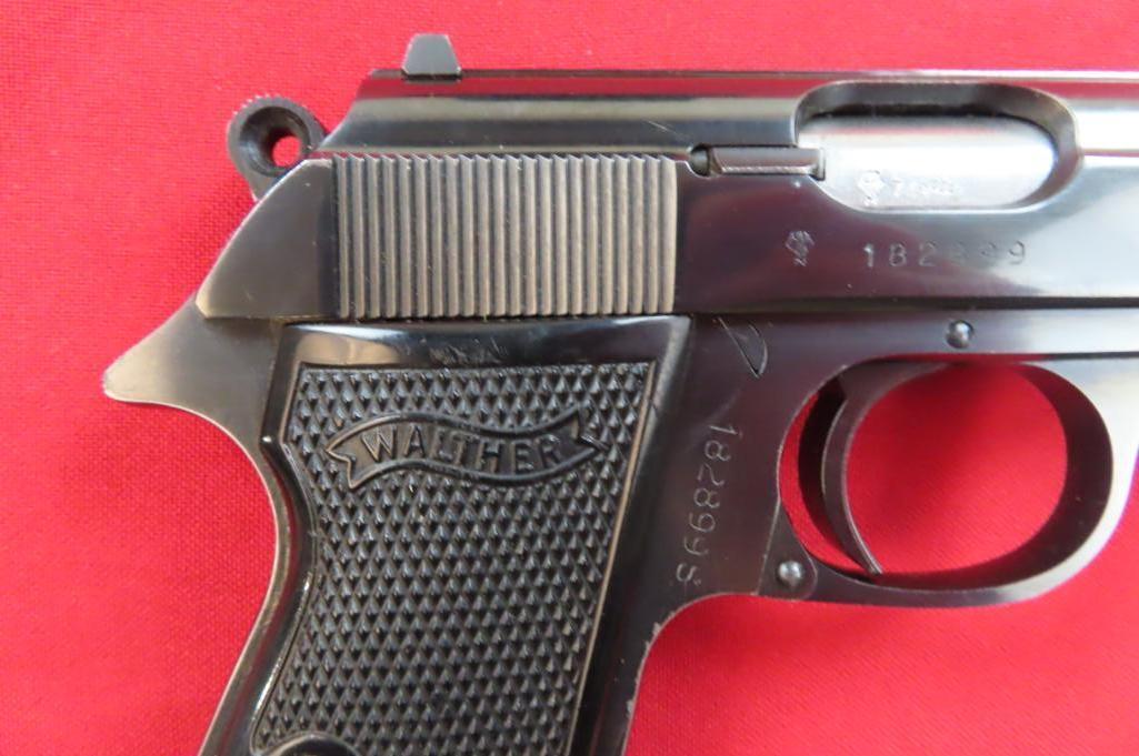 Walther PPK/S 9mmkurz semi auto pistol, made in W Germany with 3 mags and m