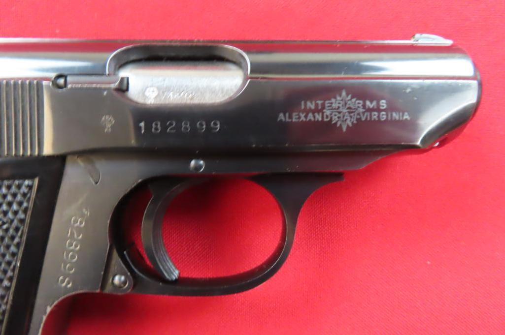 Walther PPK/S 9mmkurz semi auto pistol, made in W Germany with 3 mags and m