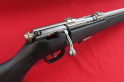 Savage model 93FVSS .22WMR bolt rifle, stainless, like new in box, tag#3863