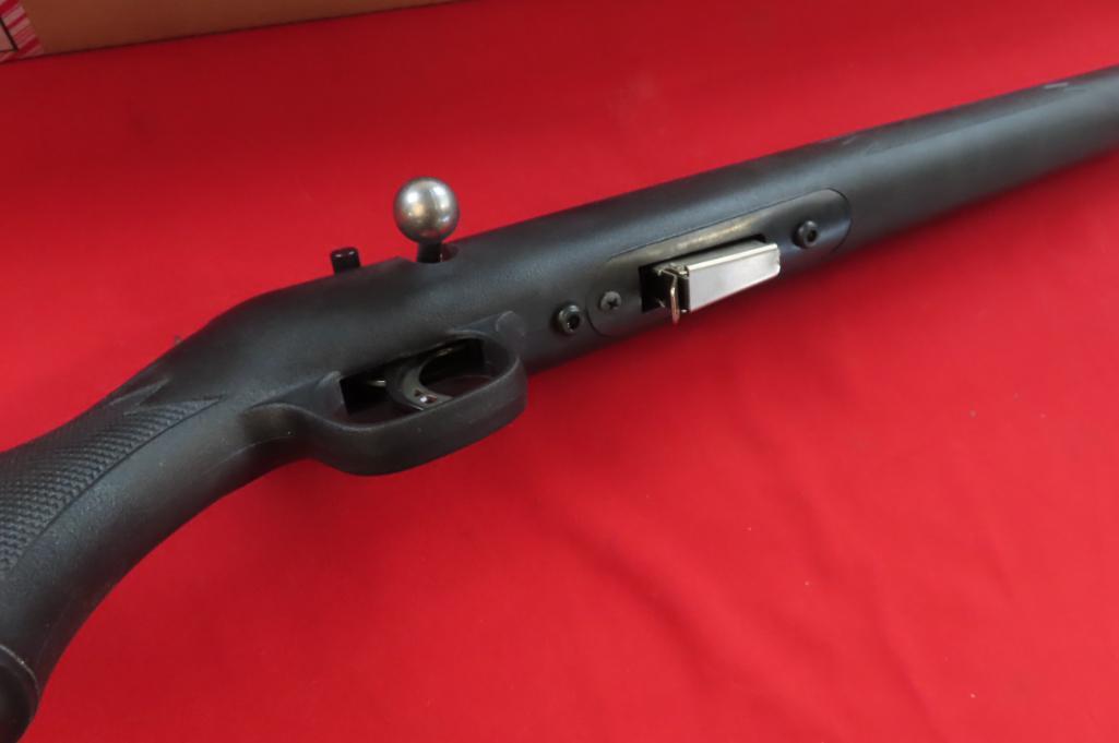 Savage model 93FVSS .22WMR bolt rifle, stainless, like new in box, tag#3863