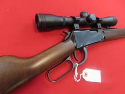 Henry .22s/l/lr lever rifle with BSA Classic 4x scope, SN 445491H(tag#1047)