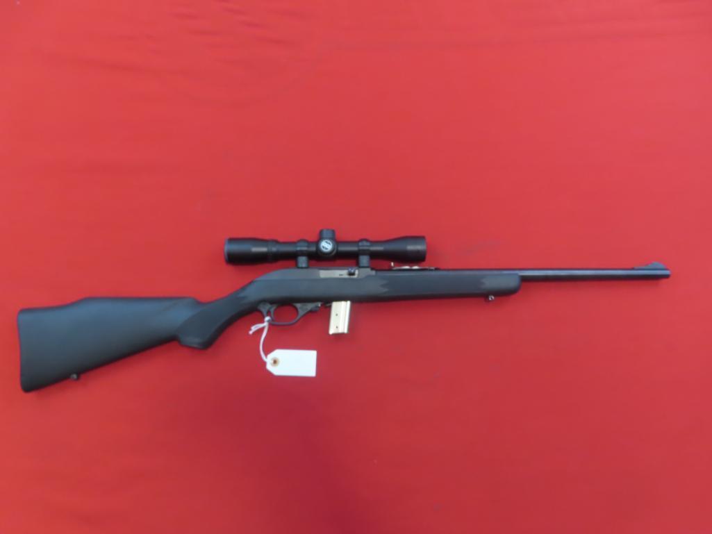 Marlin model 795 .22LR semi auto rifle with 10rd mag, Bushnell 4x rifle sco