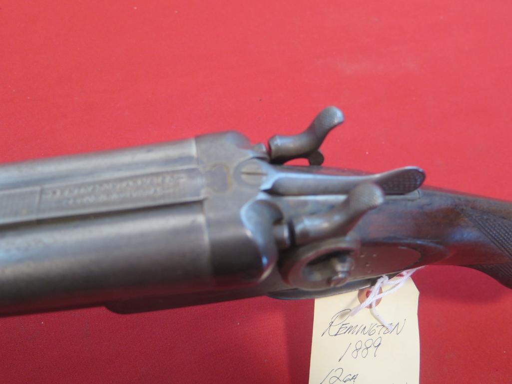 Remington 1889 12ga side by side, exposed hammers- Antique|NSN, tag#1546