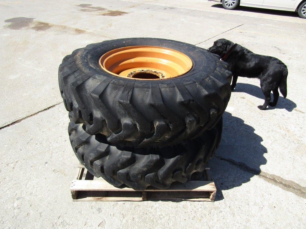 (2) 16.9 x 28 Titan Tires / Foam filled