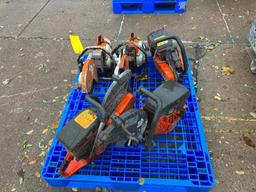 (3) Husqvarna Concrete Saws, Model K970, Model K960 & K760, (2) Stihl TS350 Super Concrete Saws.