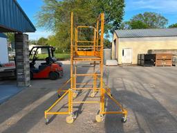 6' Bil-Jax Pro-Jax Utility Scaffold with casters, Complete Guard Rail Pkg. & Outrigger Pkg. Located