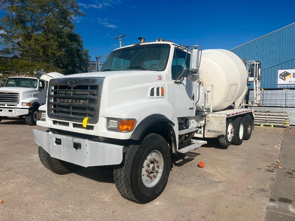 2005 Sterling Model LT9500 Concrete Mixer, VIN #2FZHAZDL45AU15586, Mileage 294,681, Hours 28,531,