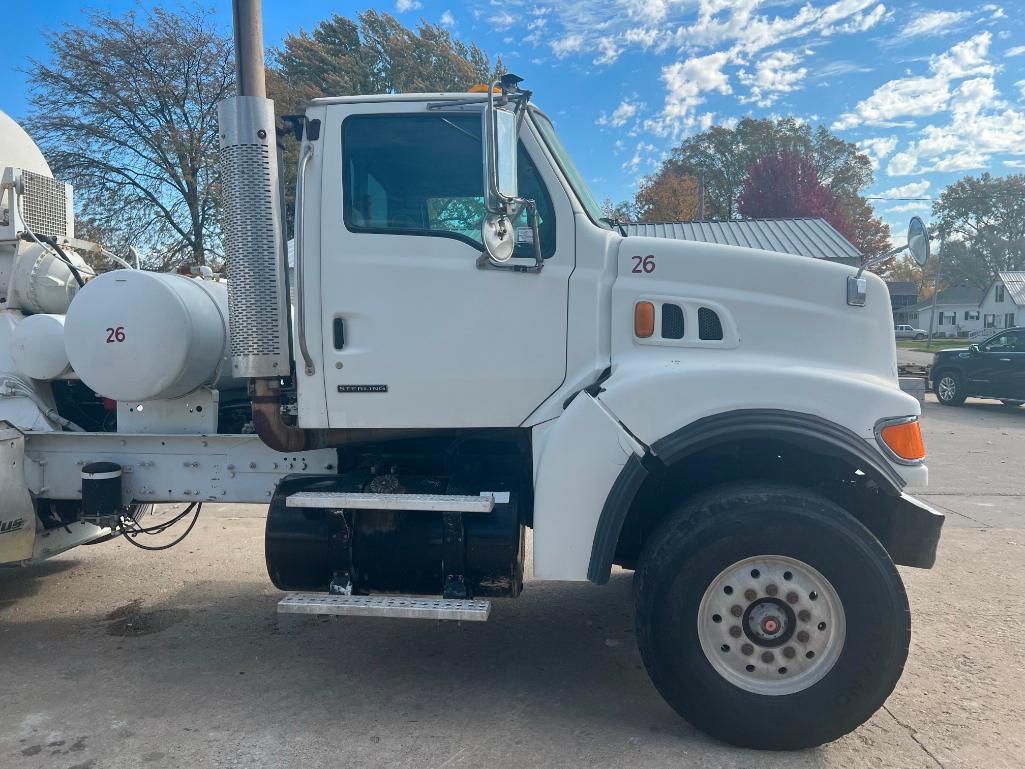 2005 Sterling Model LT9500 Concrete Mixer, VIN #2FZHAZDL45AU15586, Mileage 294,681, Hours 28,531,