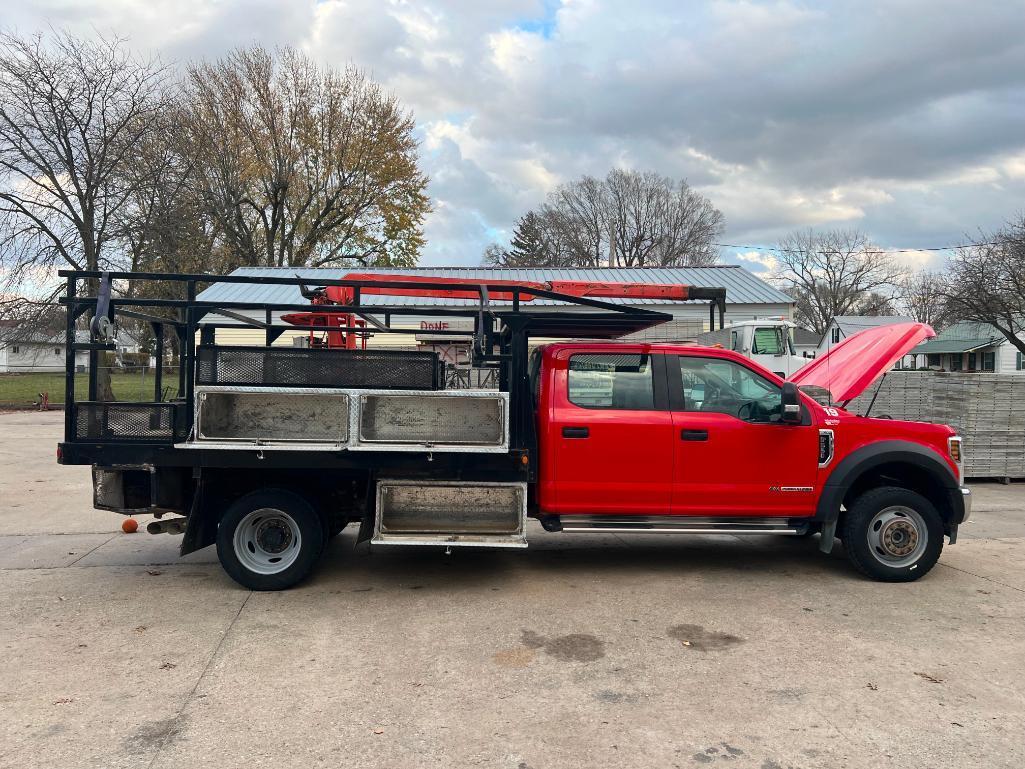 2019 Ford F550 4X4 Crew Cab Truck, VIN #1FD0W5HT1KEE51904, Miles 111,556, 6-Speed Automatic