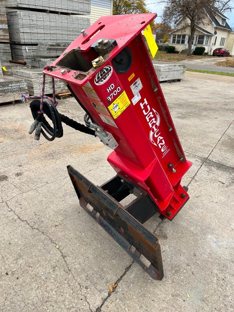 Hurricane Drop Hammer, Model #HD3700, Serial #1506161, Breaks up to 10" of Concrete. Simple Hook Up,