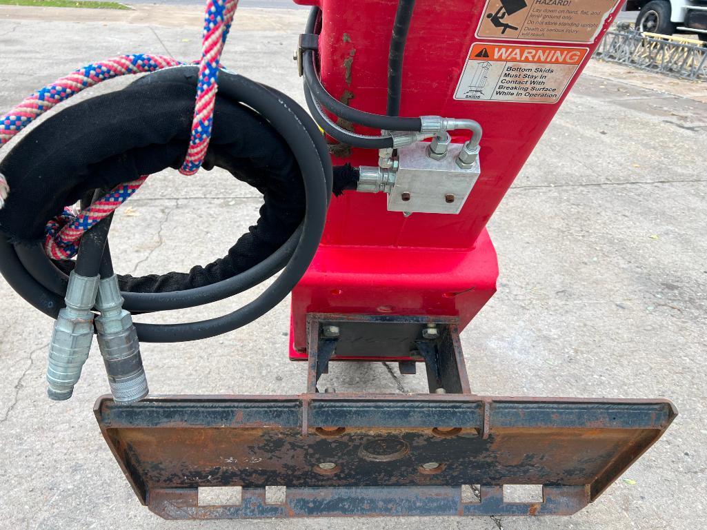 Hurricane Drop Hammer, Model #HD3700, Serial #1506161, Breaks up to 10" of Concrete. Simple Hook Up,