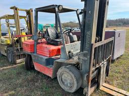 Toyota 02-5FG35 Forklift, Serial #A5FG35-30598, Hours 10,268, 6 Cylinder Gas Engine, Powershift