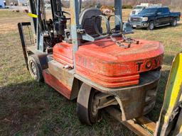Toyota 02-5FG35 Forklift, Serial #A5FG35-30598, Hours 10,268, 6 Cylinder Gas Engine, Powershift