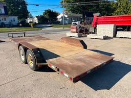 2002 R & W Trailer Manufacturing Dual Axle 20'6" X 81" Trailer, VIN #4RWUF2025AN022276, Capacity