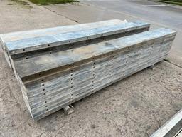 (10) 12" x 9' Symons Aluminum Concrete Forms. 6-12 Hole Pattern. Located in Mt. Pleasant, IA
