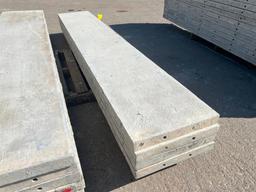 (4) 18" x 9' Wall Ties Smooth Aluminum Concrete Forms, 6-12 Hole Pattern. Located in Mt. Pleasant,
