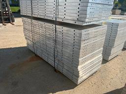 (20) NEW 3' x 8' Wall Ties Aluminum Concrete Forms, 6-12 Hole Pattern. Located in Mt. Pleasant, IA