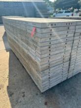 (20) 2' x 9' laydowns Wall-Ties aluminum concrete forms, smooth, 6-12 hole pattern, located in Mt.