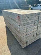 (20) 2' x 9' laydowns Wall-Ties aluminum concrete forms, smooth, 6-12 hole pattern, located in Mt.