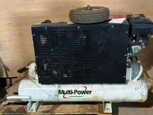 Multi-Power portable wheelbarrow air compressor; needs work....