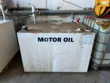 Motor Oil Tank with Graco Pump and (2) Hose Reels