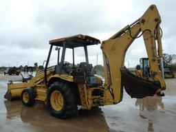 CAT 416C BACKHOE W/BUCKET & FORKS