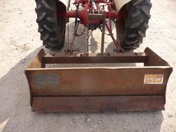 FORD 2N TRACTOR W/ 4 1/2' MODERN BOX BLADE