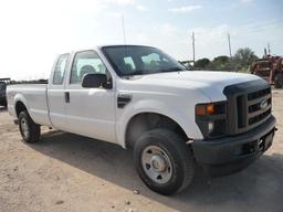 2008 FORD F250 4 WD CREW CAB TRUCK