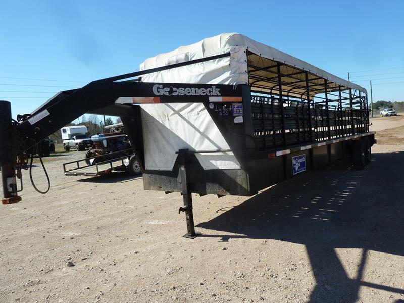 2005 GOOSENECK 28' GN STOCK TRAILER