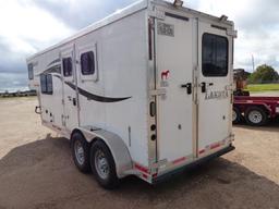 2015 LAKOTA CHARGER EDITION ALUM 2 HORSE SLANT TRAILER