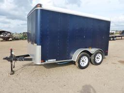 2008 LARK ENCLOSED 6'X12' TRAILER