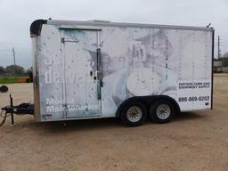 2000 PACE 16' ENCLOSED TRAILER