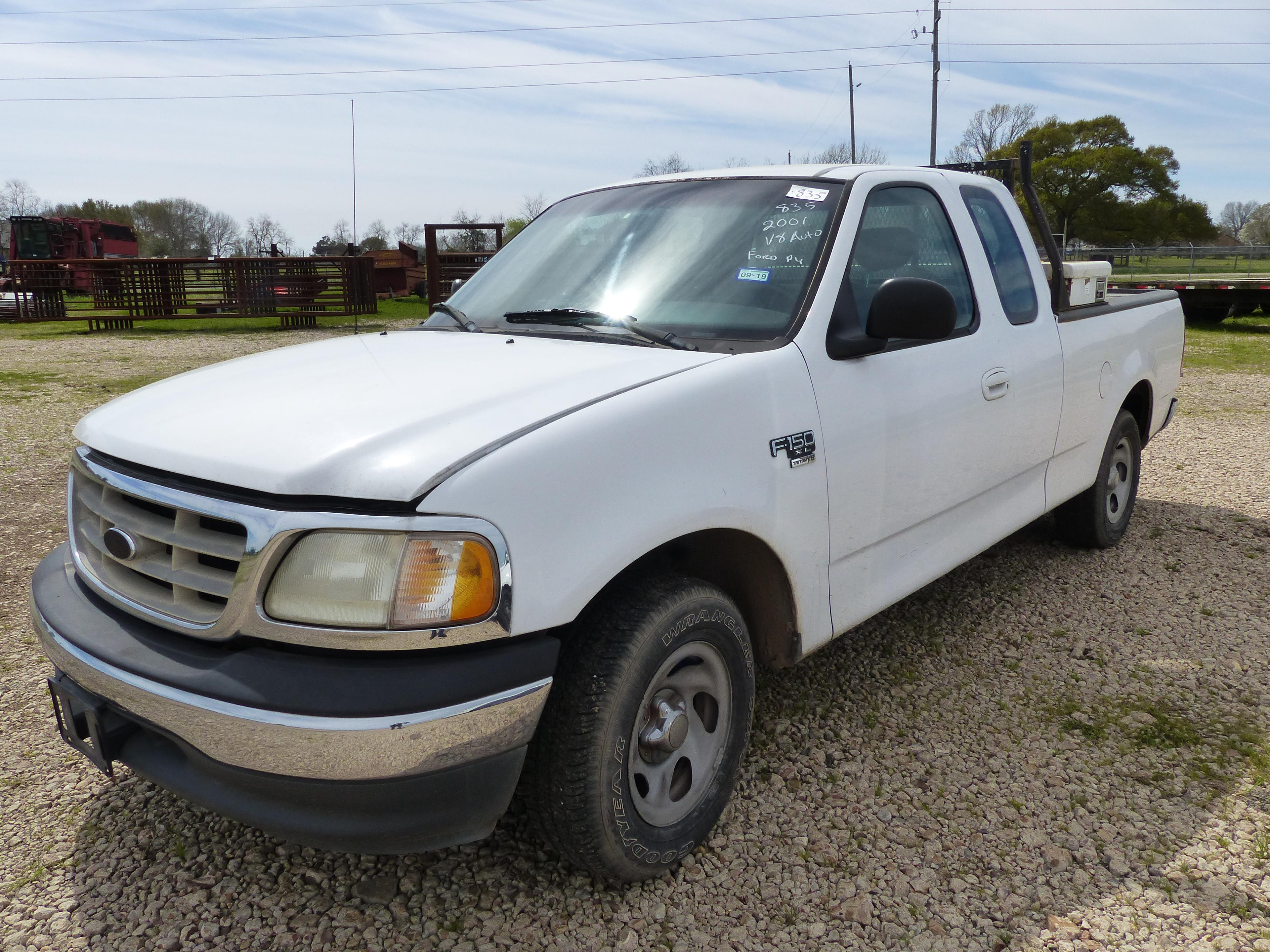 2001 FORD F150 EXTENDED CAB TRUCK