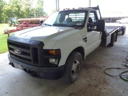 2008 FORD F350 XL FLATBED TRUCK