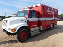 1991 INTERNATIONAL 4700 T444E AMBULANCE