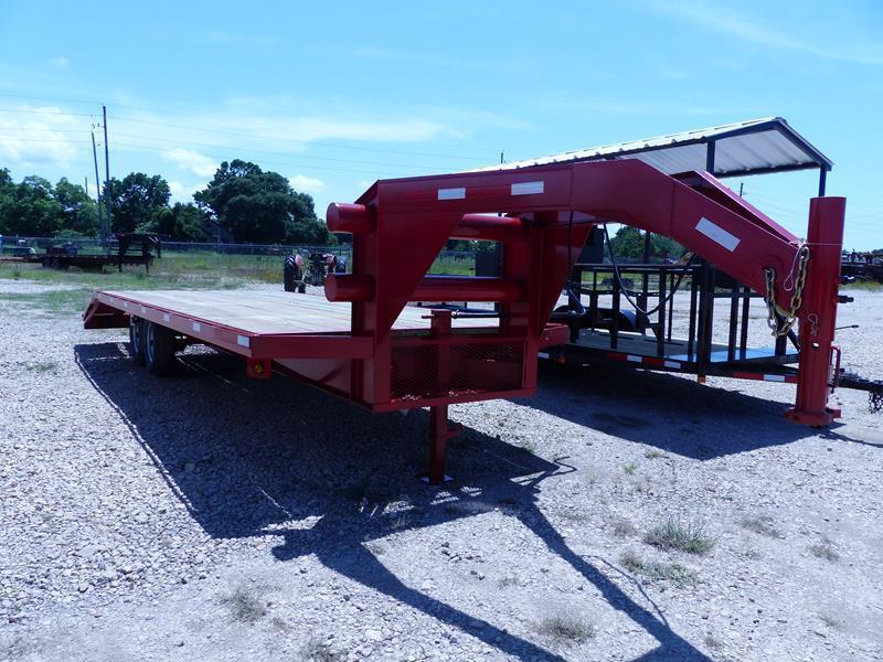 20' GN FLAT BED TRAILER W5' DOVETAIL