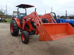 KUBOTA M5040F TRACTOR W/KUBOTA LA1153 FE LOADER