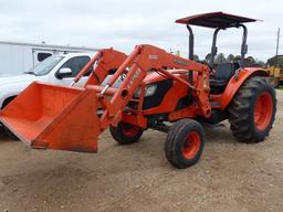 KUBOTA M5040F TRACTOR W/KUBOTA LA1153 FE LOADER